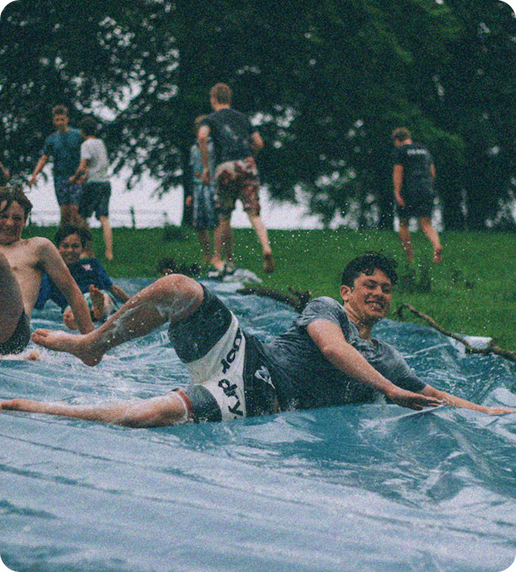 Friends having fun
