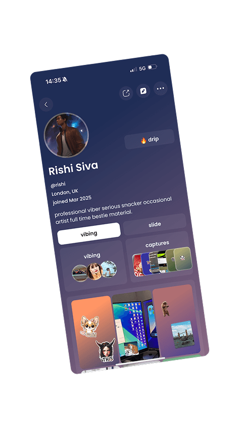 Chat profile screenshot